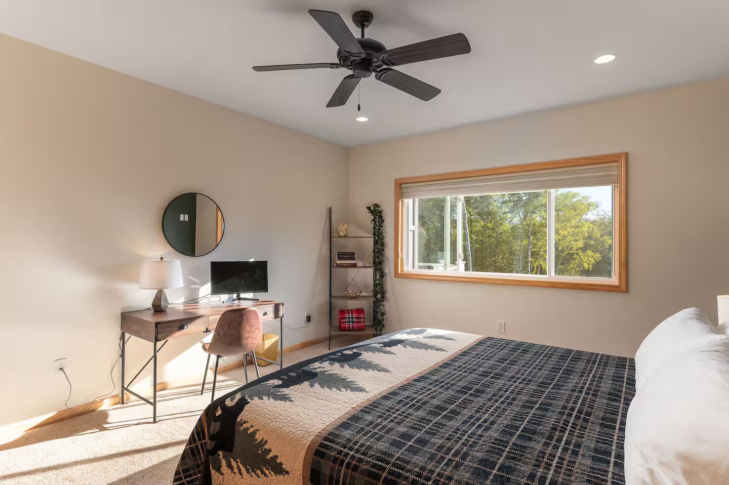 The Bear Room desk area