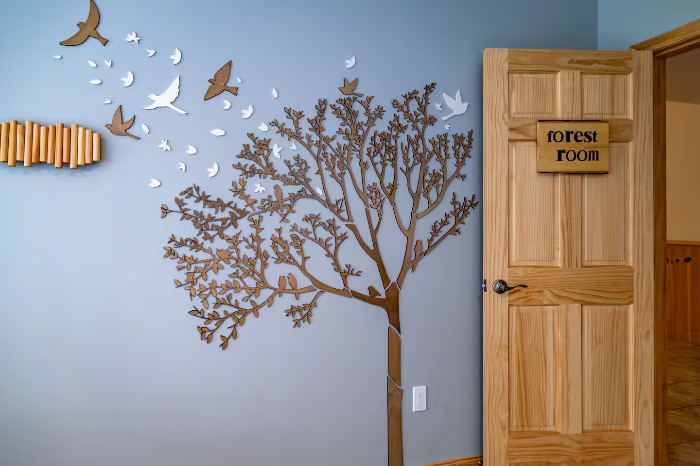 Forest Room door detail